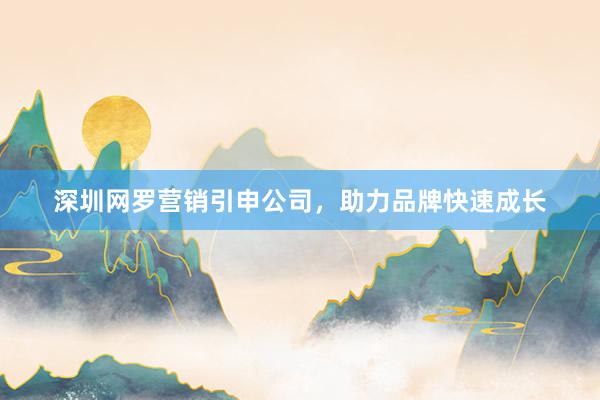 深圳网罗营销引申公司，助力品牌快速成长